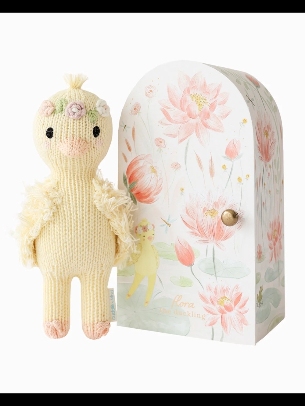 NWT Cuddle + Kind Tiny Flora the Duckling Knit Doll
